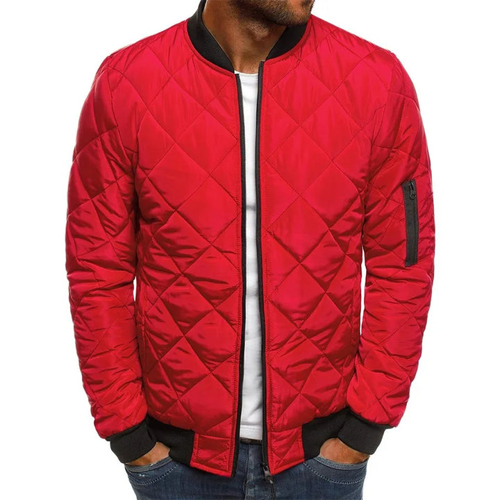 Bowen | Wool jacket with rattan pattern