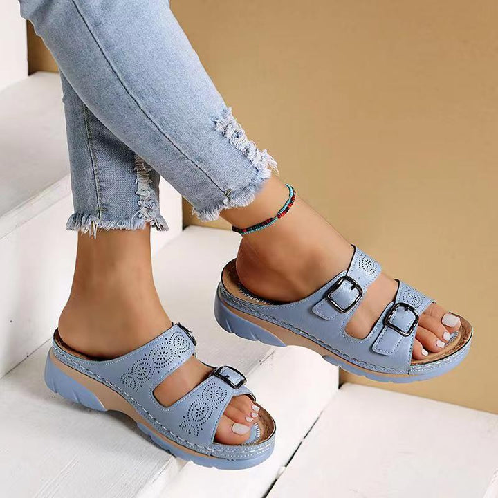 Carmella  | Orthopedic Leather Sandals