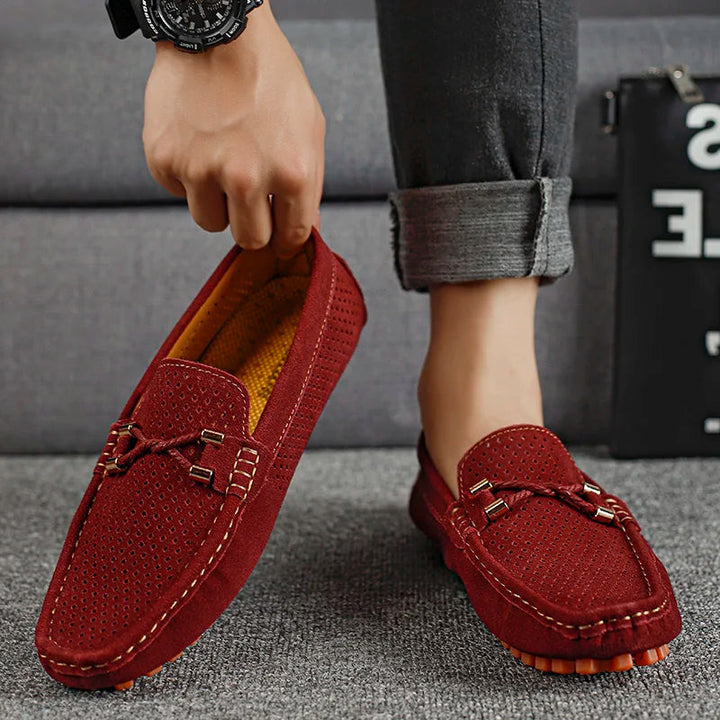 James | Breathable Leather Loafers