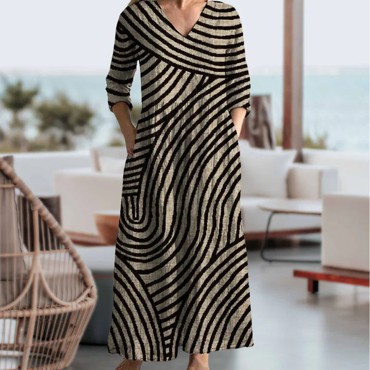 Roxie | Vintage Striped Dress