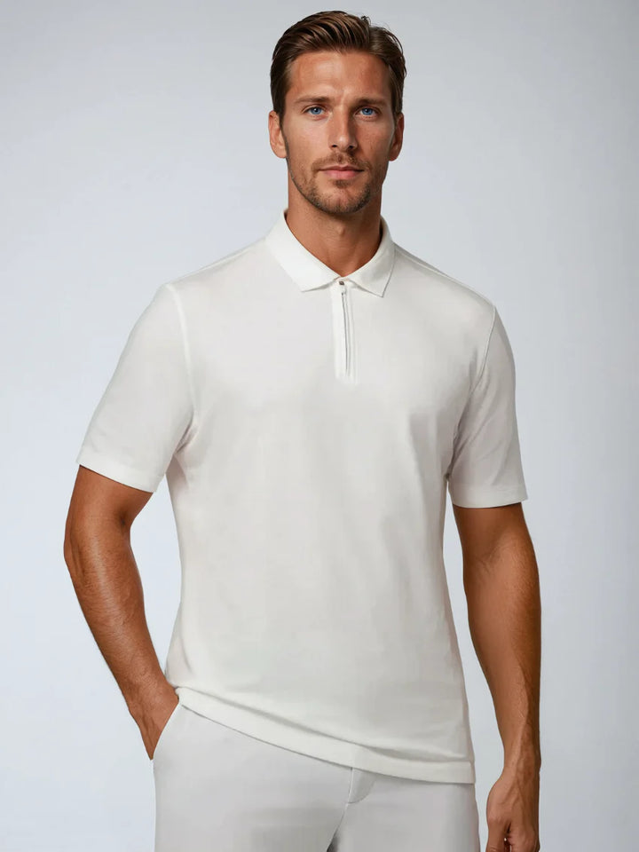 Polo with Zipper