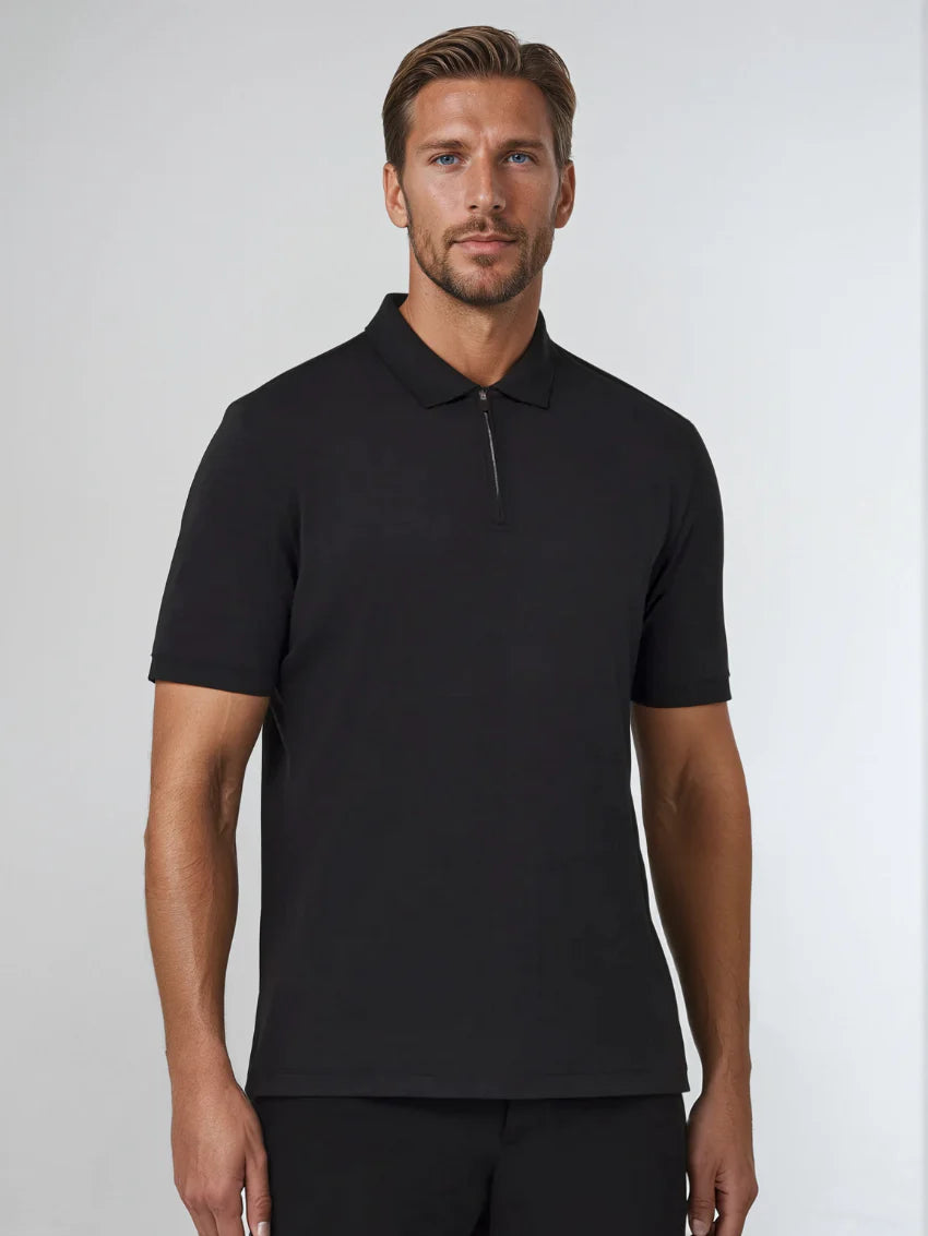 Polo with Zipper