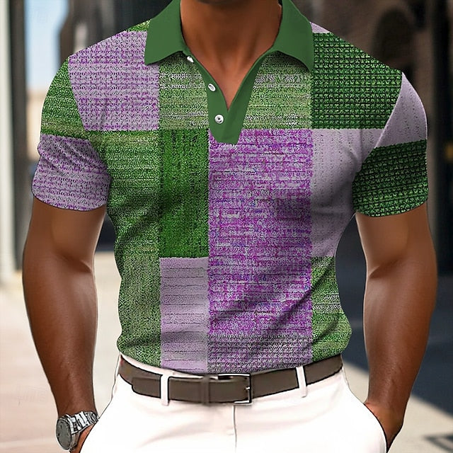 Color Block Polo