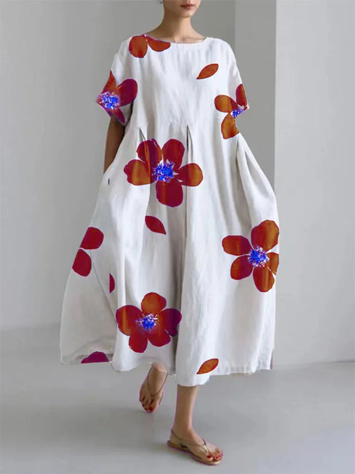 Marisella | Bright Flowers Long Summer Dress