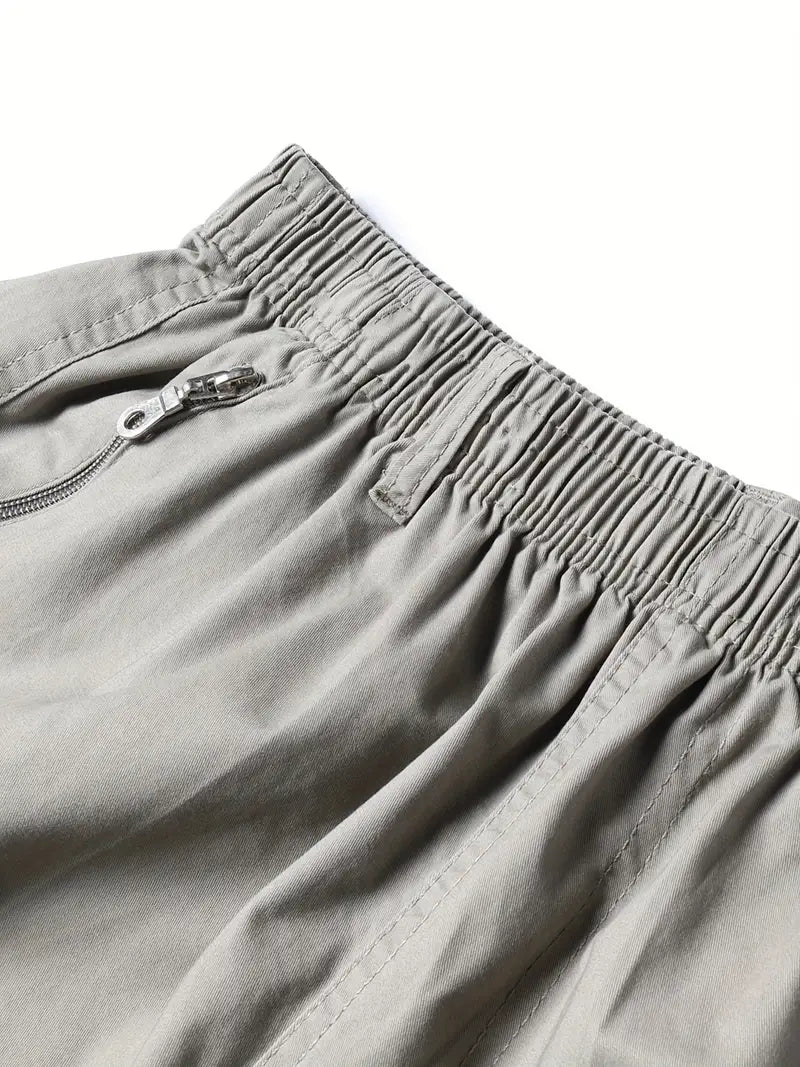 Saul | Breathable Cotton Cargo Shorts