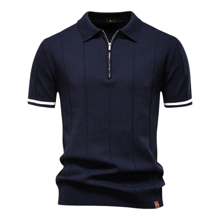 Riccardo | Casual Polo Shirt with Zipper