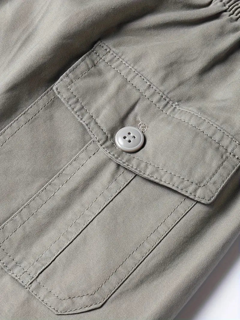 Saul | Breathable Cotton Cargo Shorts