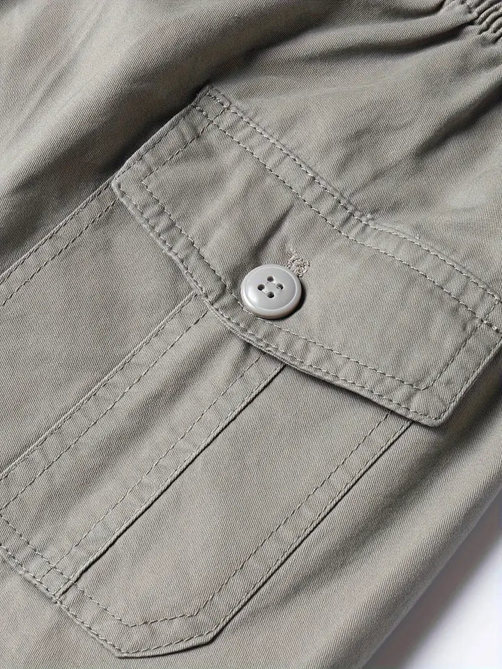 Saul | Breathable Cotton Cargo Shorts