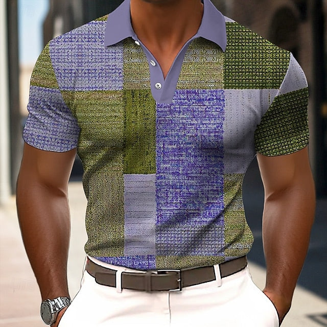 Color Block Polo