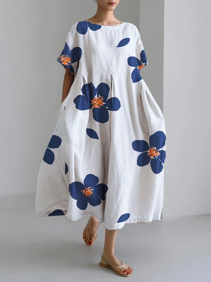 Marisella | Bright Flowers Long Summer Dress