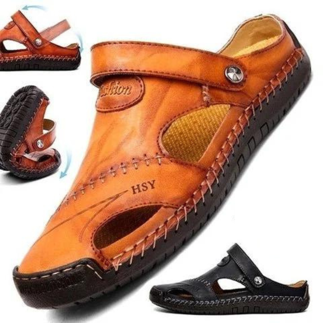 Simon | Orthopedic Leather Sandals
