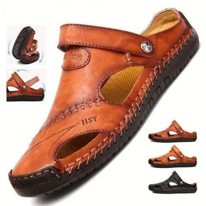 Simon | Orthopedic Leather Sandals