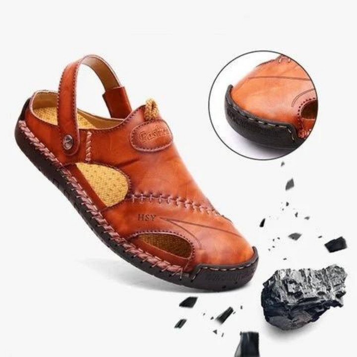Simon | Orthopedic Leather Sandals