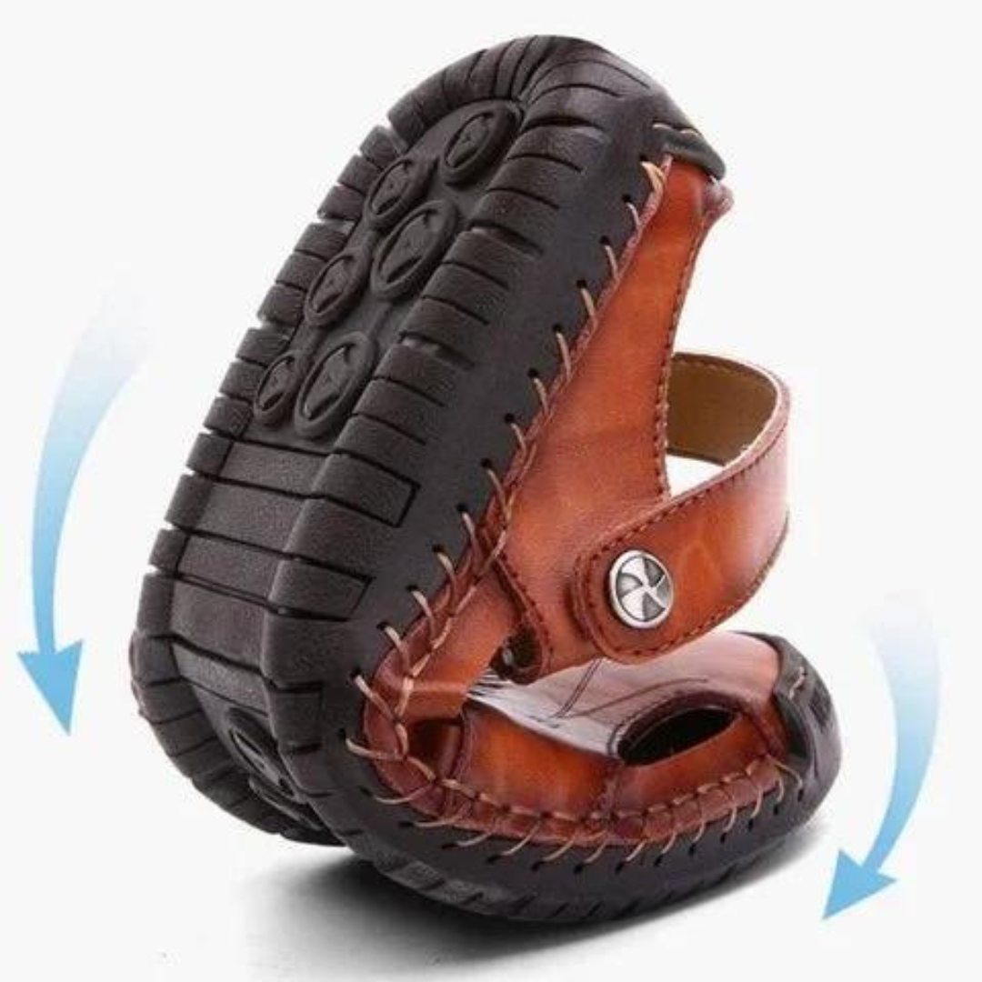 Simon | Orthopedic Leather Sandals