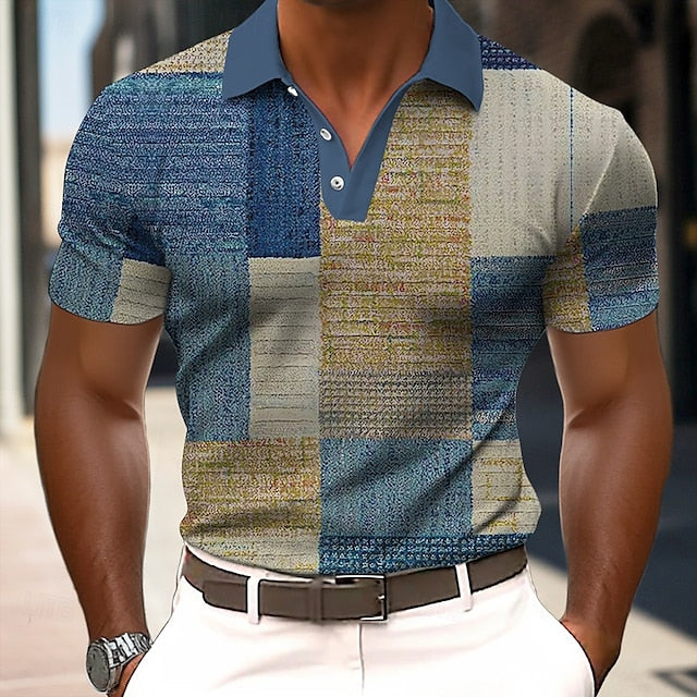 Color Block Polo