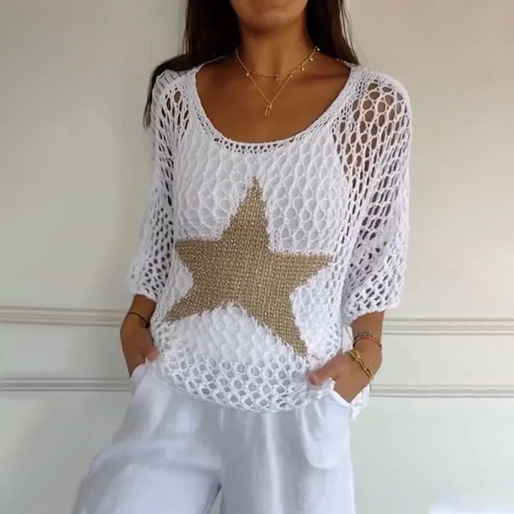 Susan | Starry Knit Top