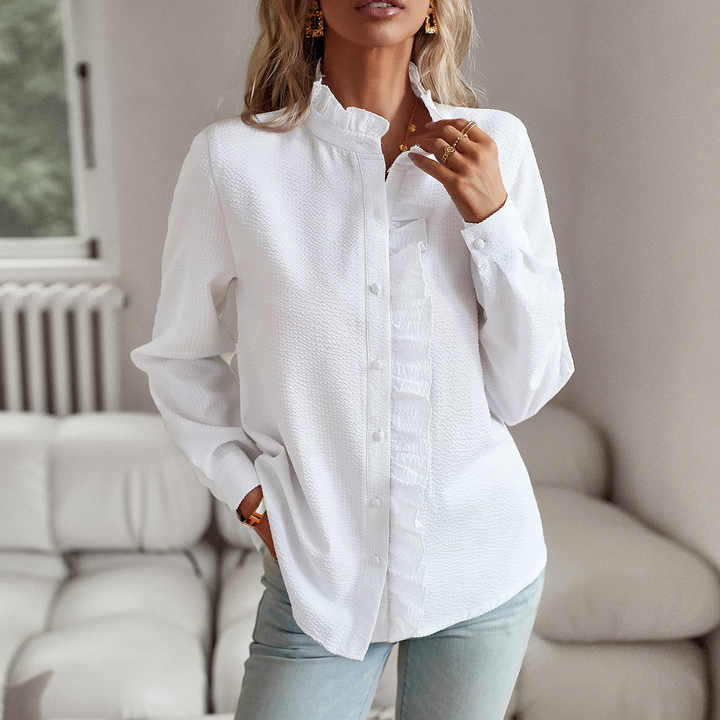 Ray | Elegant Polo Blouse