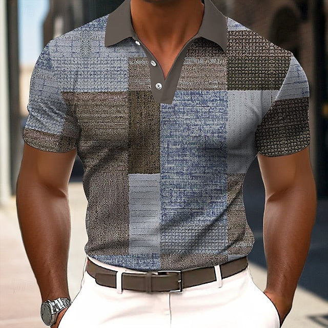 Color Block Polo