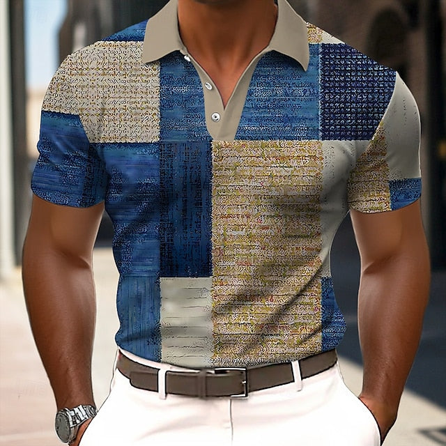 Color Block Polo
